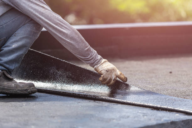 Professional Emergency Waterproofing technician working in Lumberville, PA